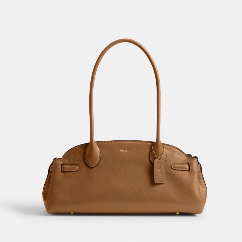 NWT COACH Empire Carryall Bag 34 Shoulder Bag Honey Brown